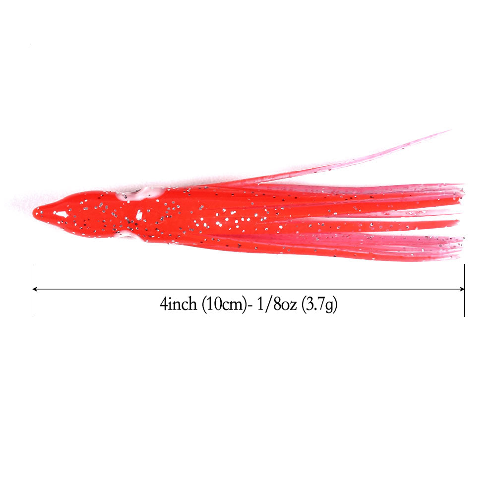 4in 1/8oz Soft octopus Lures