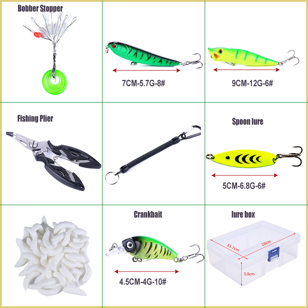 Soft & Hard Bait Lure Kit