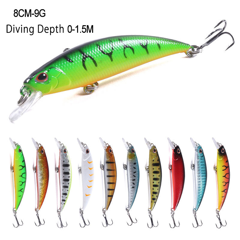 Fishing Lure Sets Minnow Crankbait Spoon Group