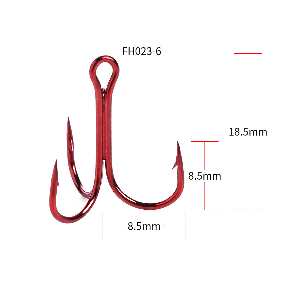 Treble Hooks Kits High Carbon Steel Hooks