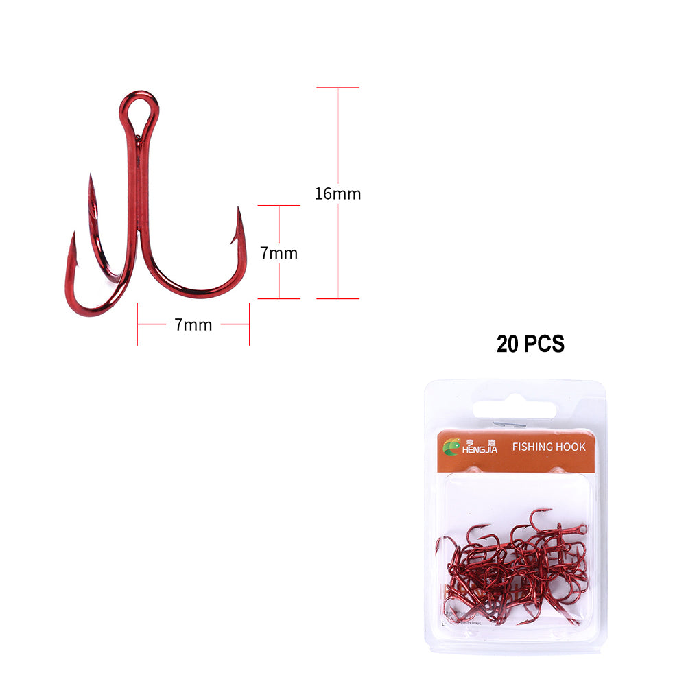 Treble Hooks Kits High Carbon Steel Hooks