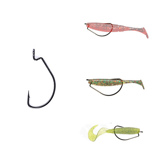 Offset Hook Wide Gap Worm Hooks