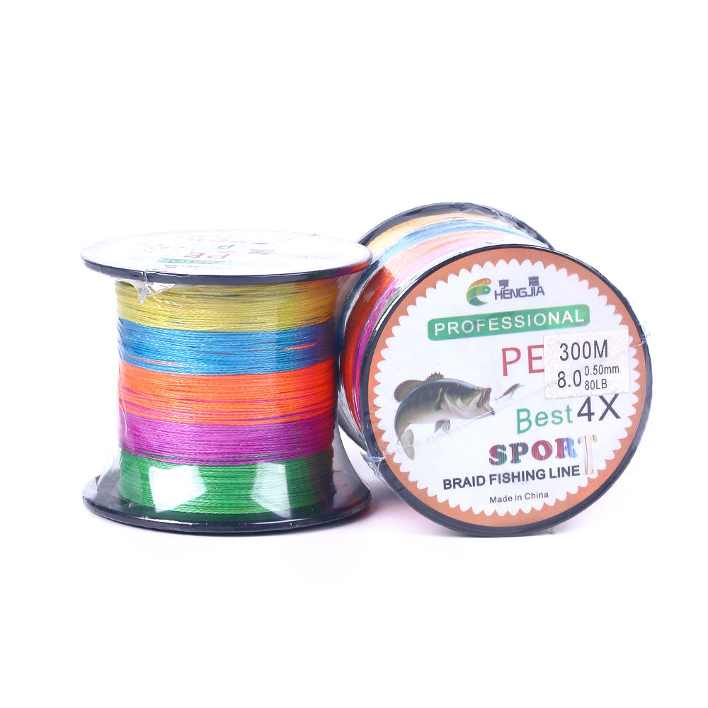 chinese braided fishing line 300M Braided Fishing Line PE Braid Wire For Spinner Reel Superline HENGJIA – Hengjia fishing gear