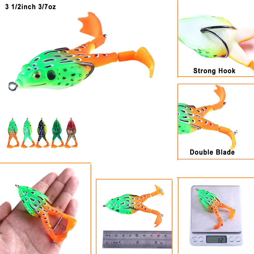4 1/2in 2/9oz Frog Soft Spinner