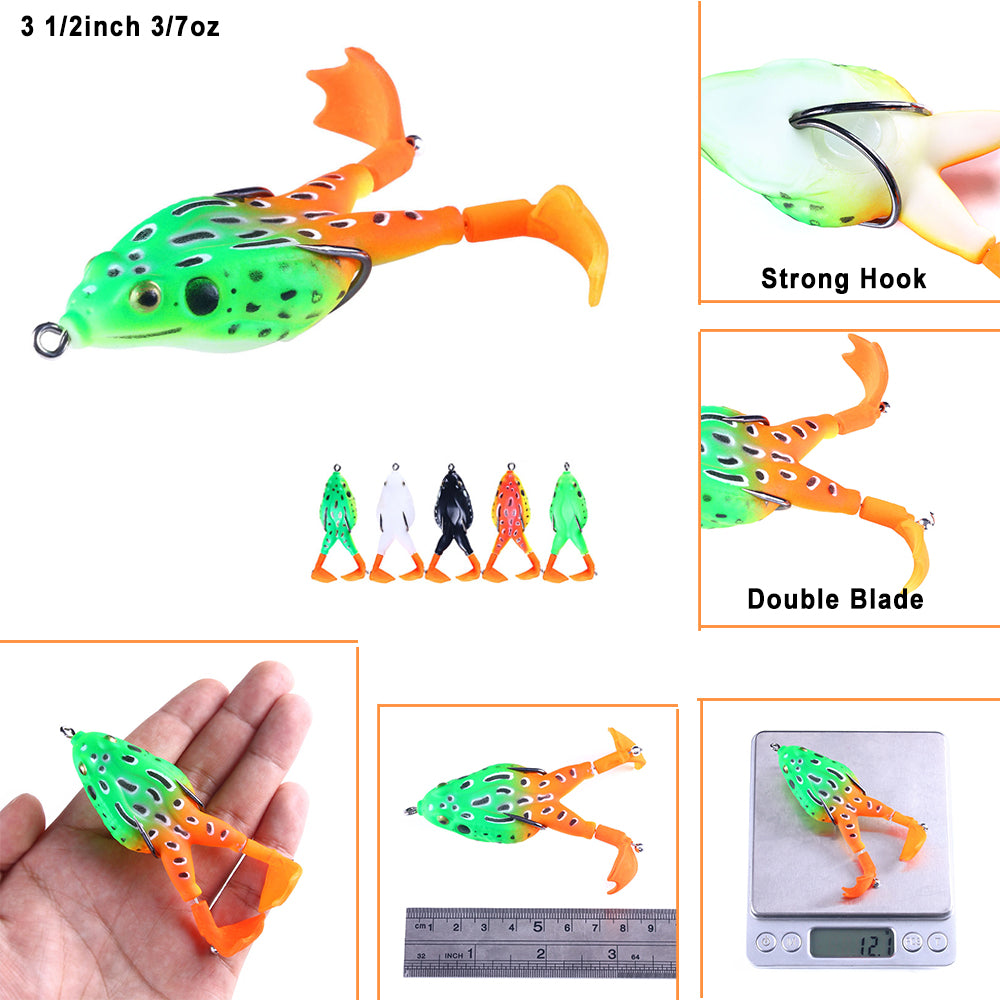 4 1/2in 2/9oz Frog Soft Spinner