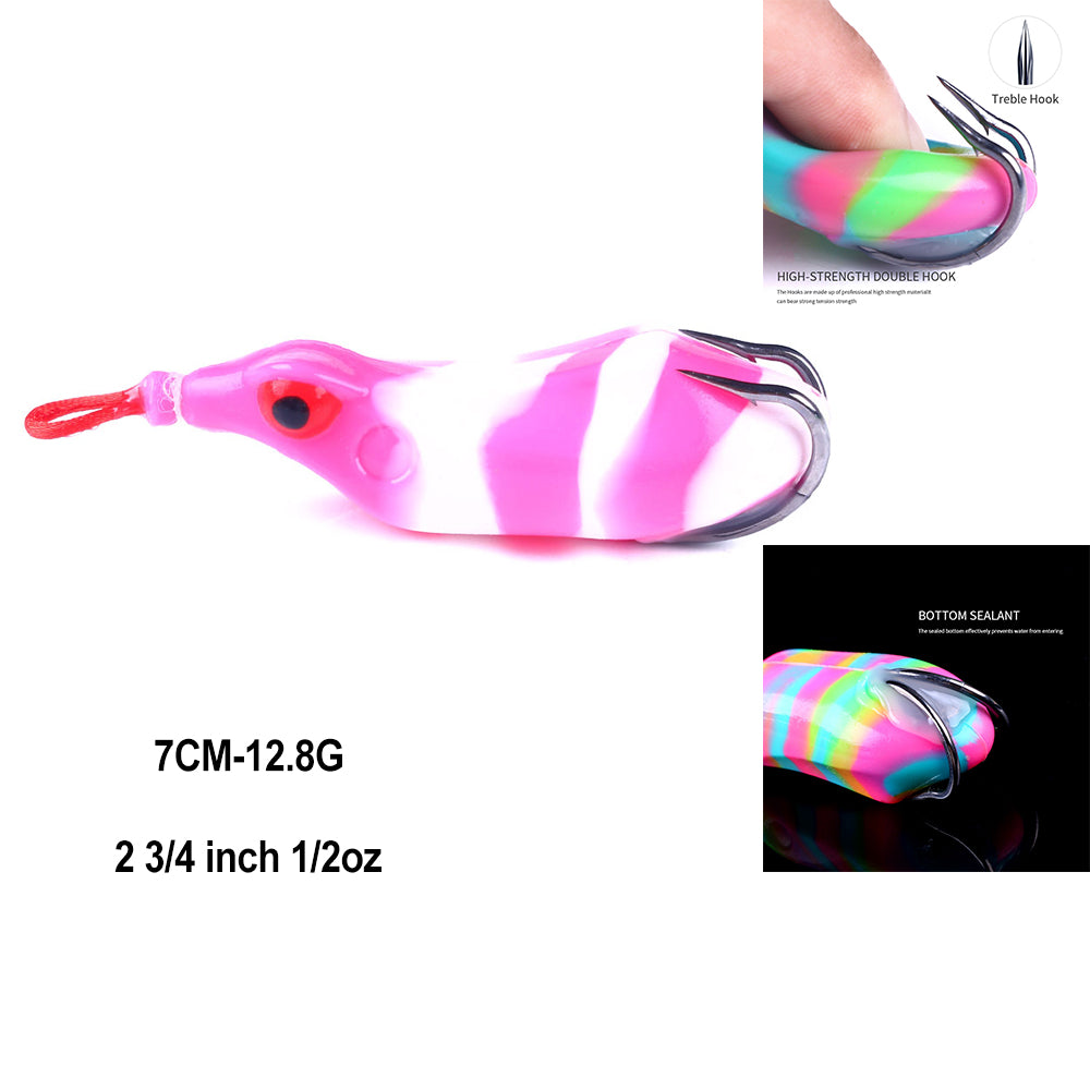 Frog Lure with Spinner Tail