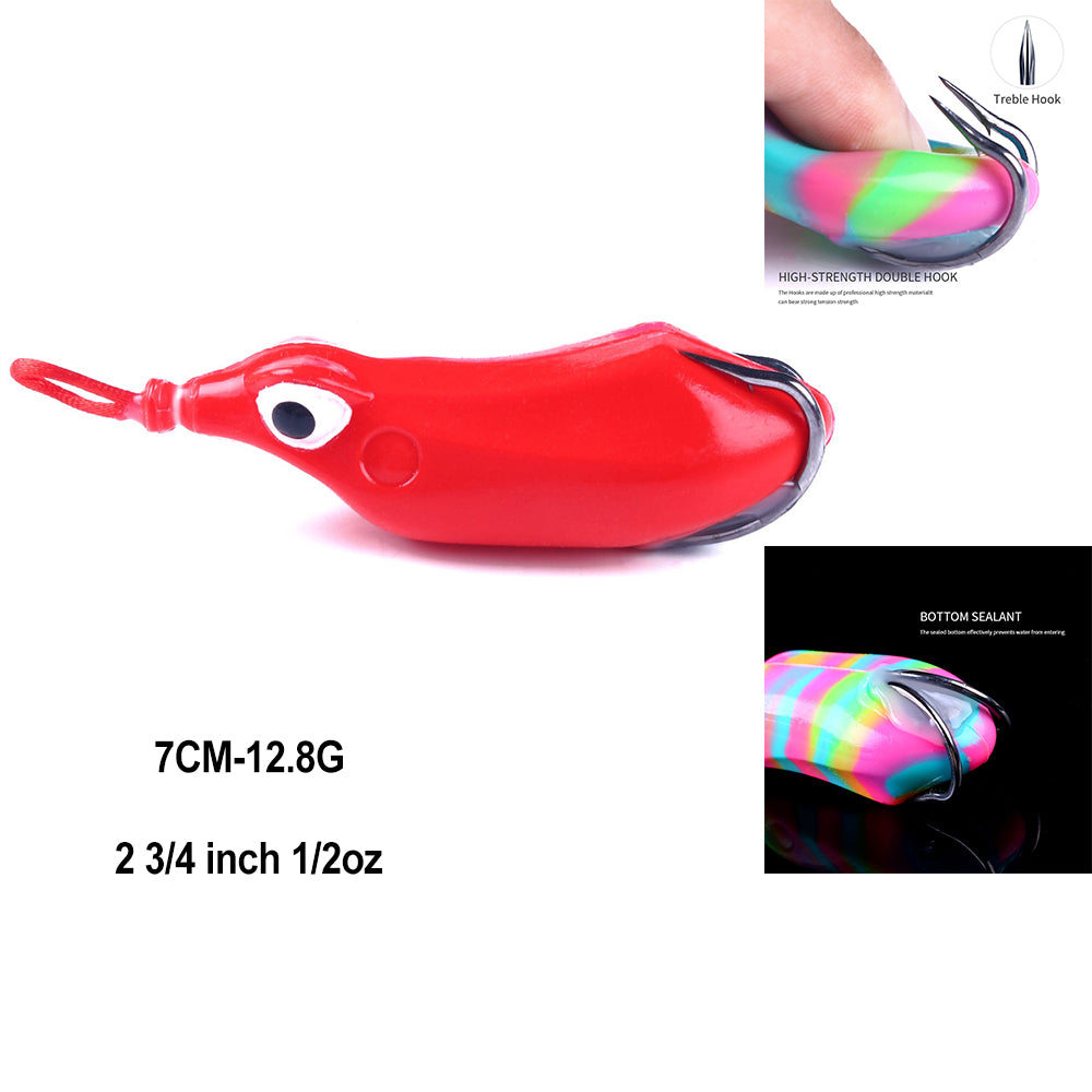 Frog Lure with Spinner Tail