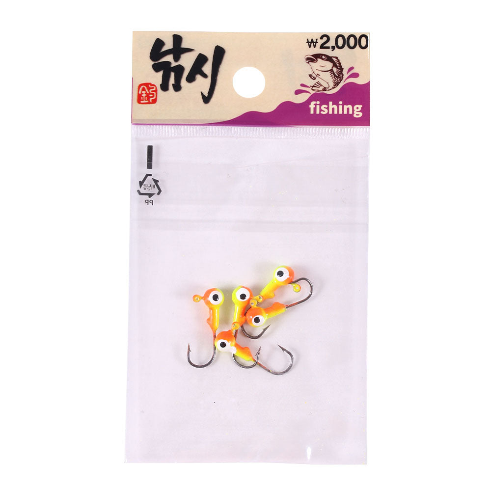 1in 1/16oz Jig Head Hooks 5pcs