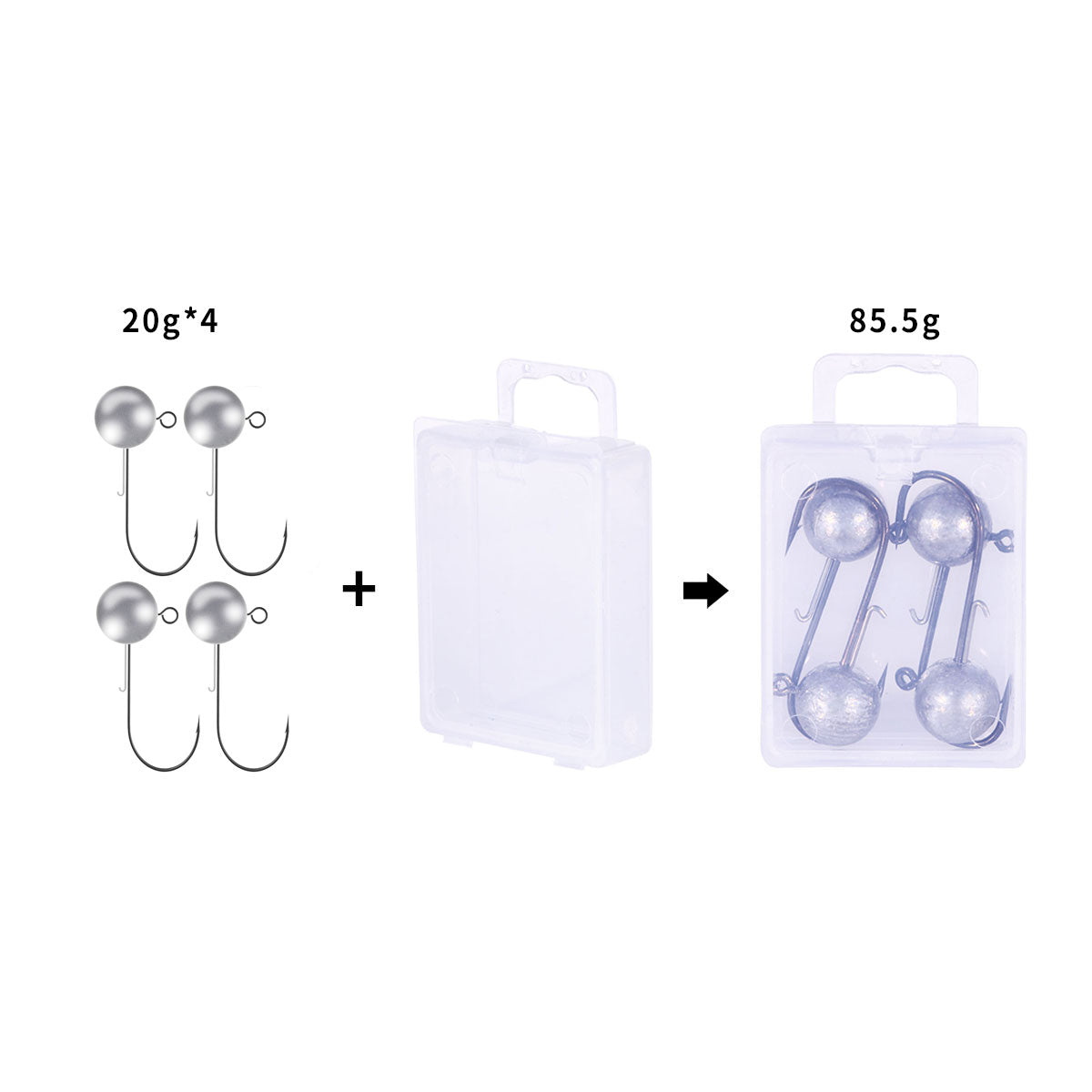 Round Heads Jig Hooks