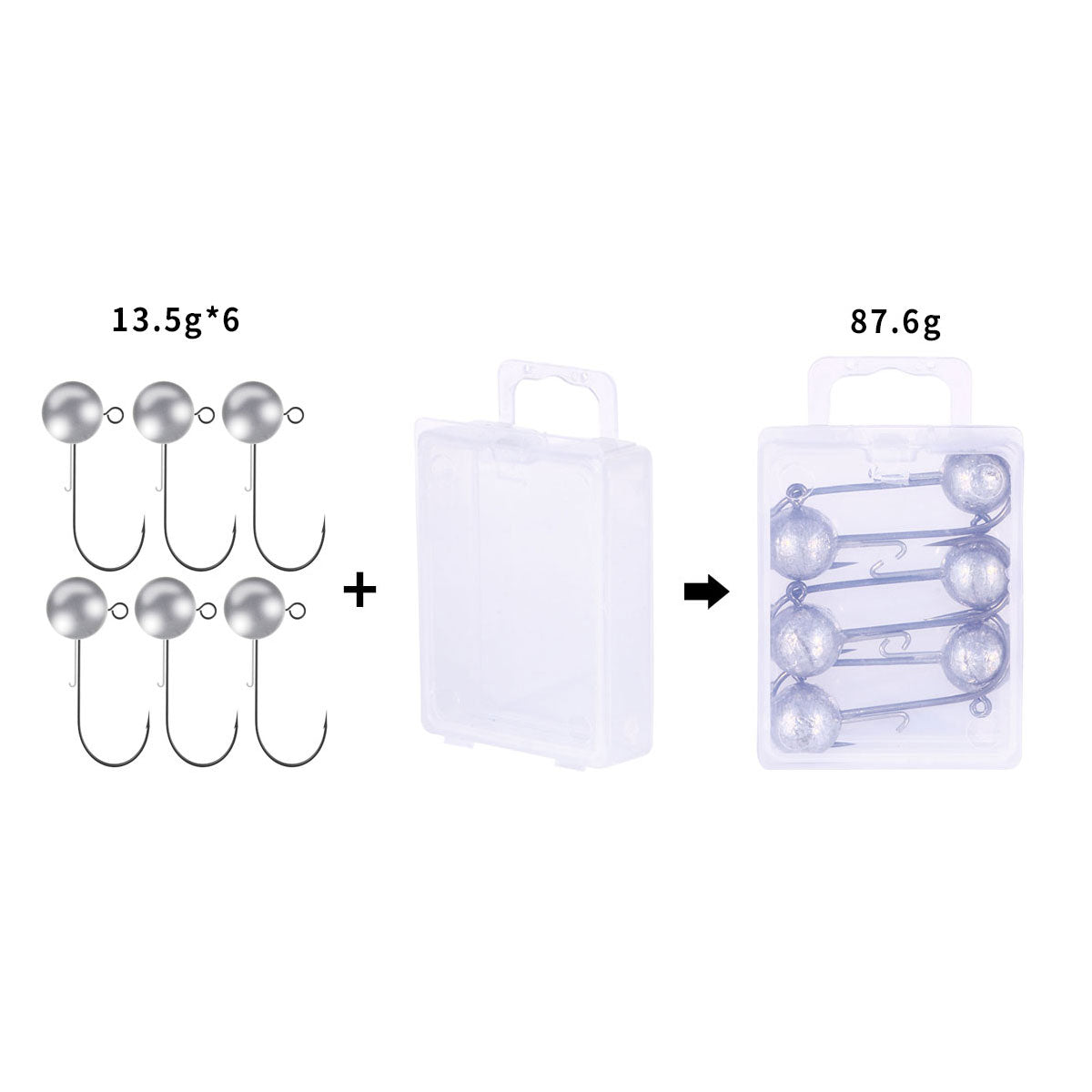 Round Heads Jig Hooks