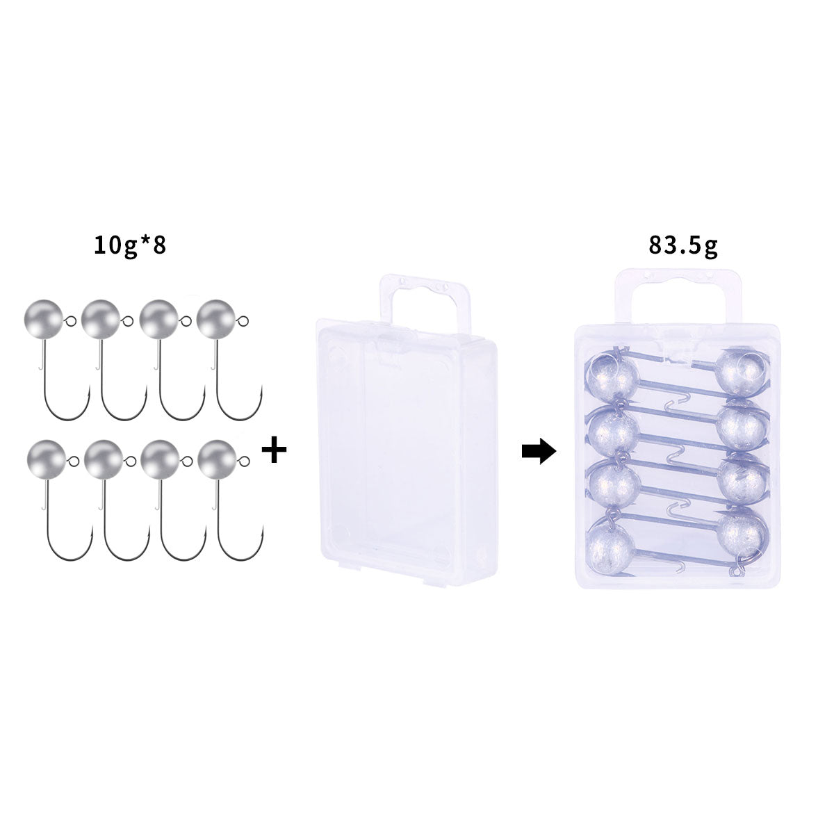 Round Heads Jig Hooks