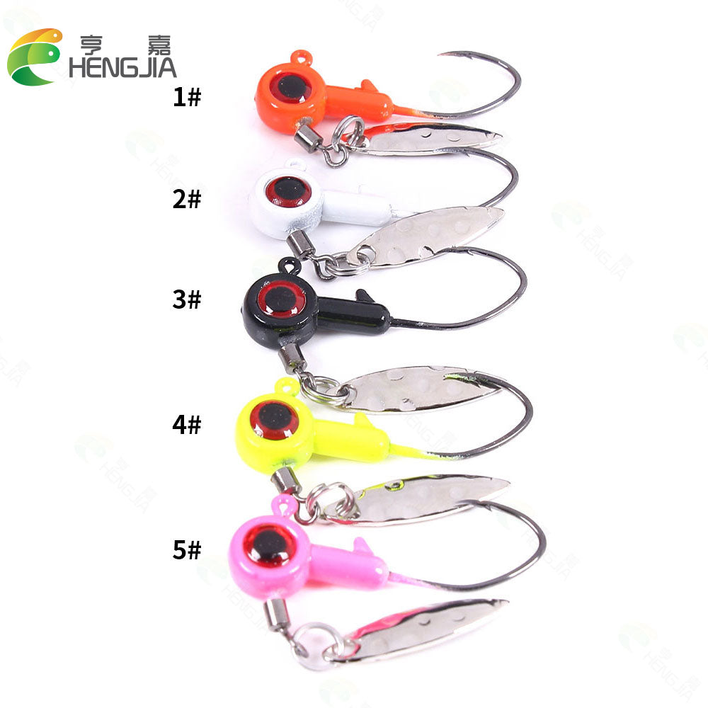 1 1/6in 5/8oz Jig Head Hooks 5pcs