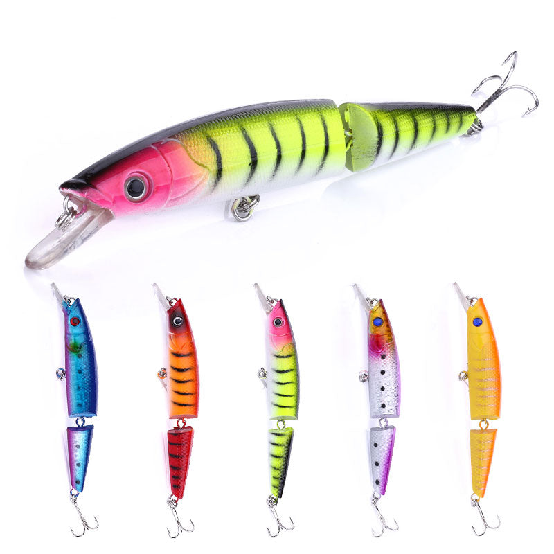 5 1/2in 3/4oz Jointed Minnow Lure For Bass