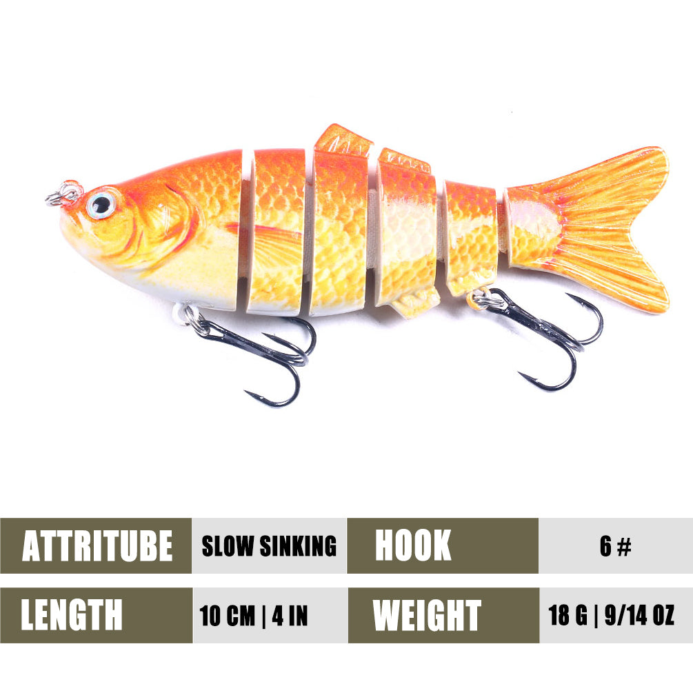 6 sections Multi Jointed Lures
