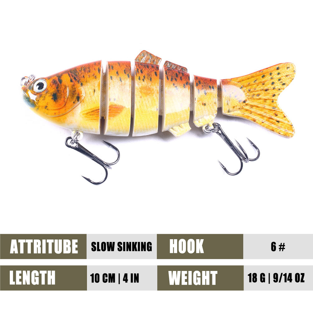 6 sections Multi Jointed Lures