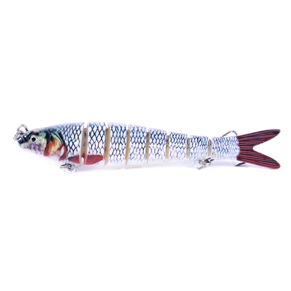 10CM 11.4G 8-Sectons Jointed Swimbait Lure