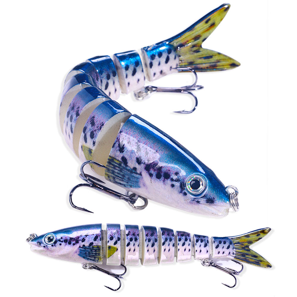 13.4CM 18G 8-Segments Multi Jointed Bait
