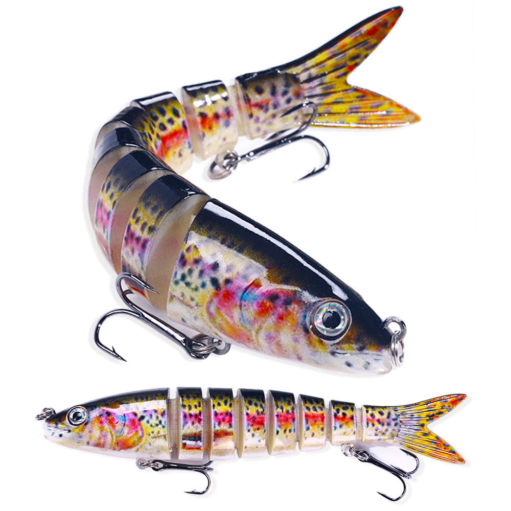 13.4CM 18G 8-Segments Multi Jointed Bait