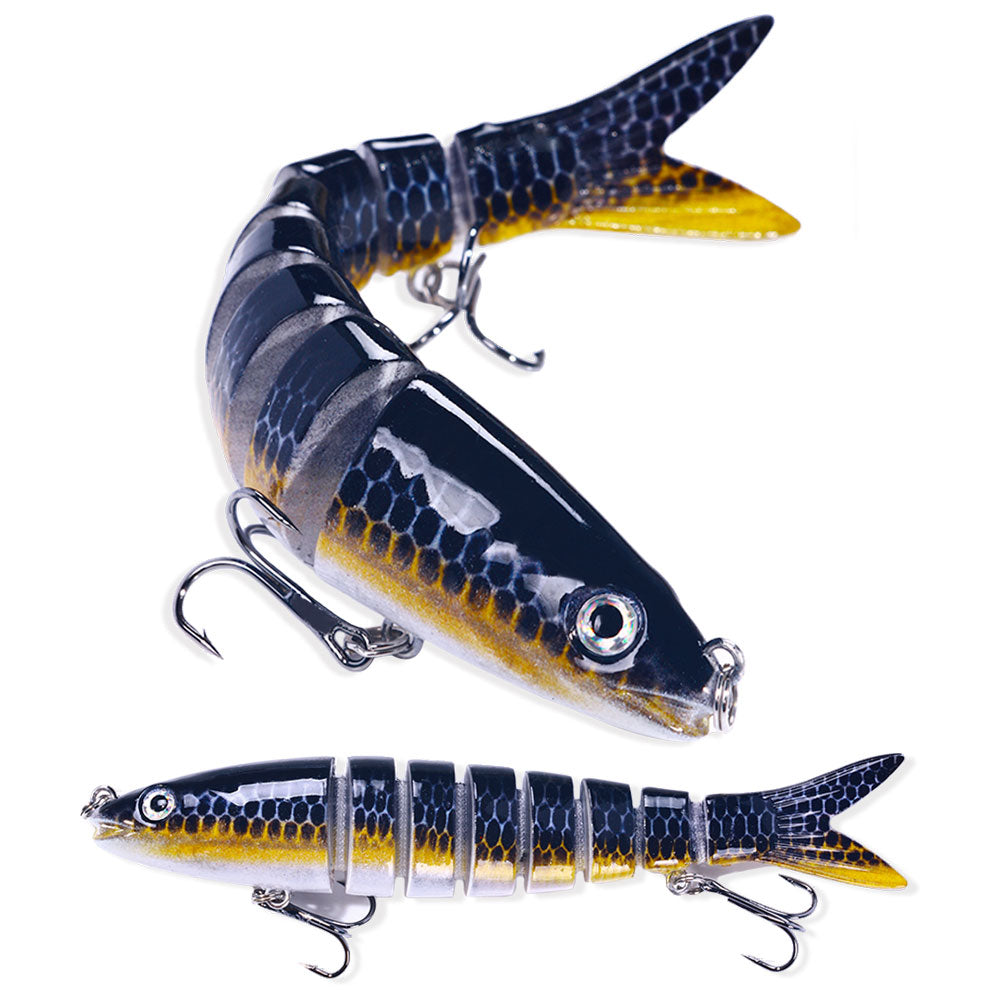 13.4CM 18G 8-Segments Multi Jointed Bait