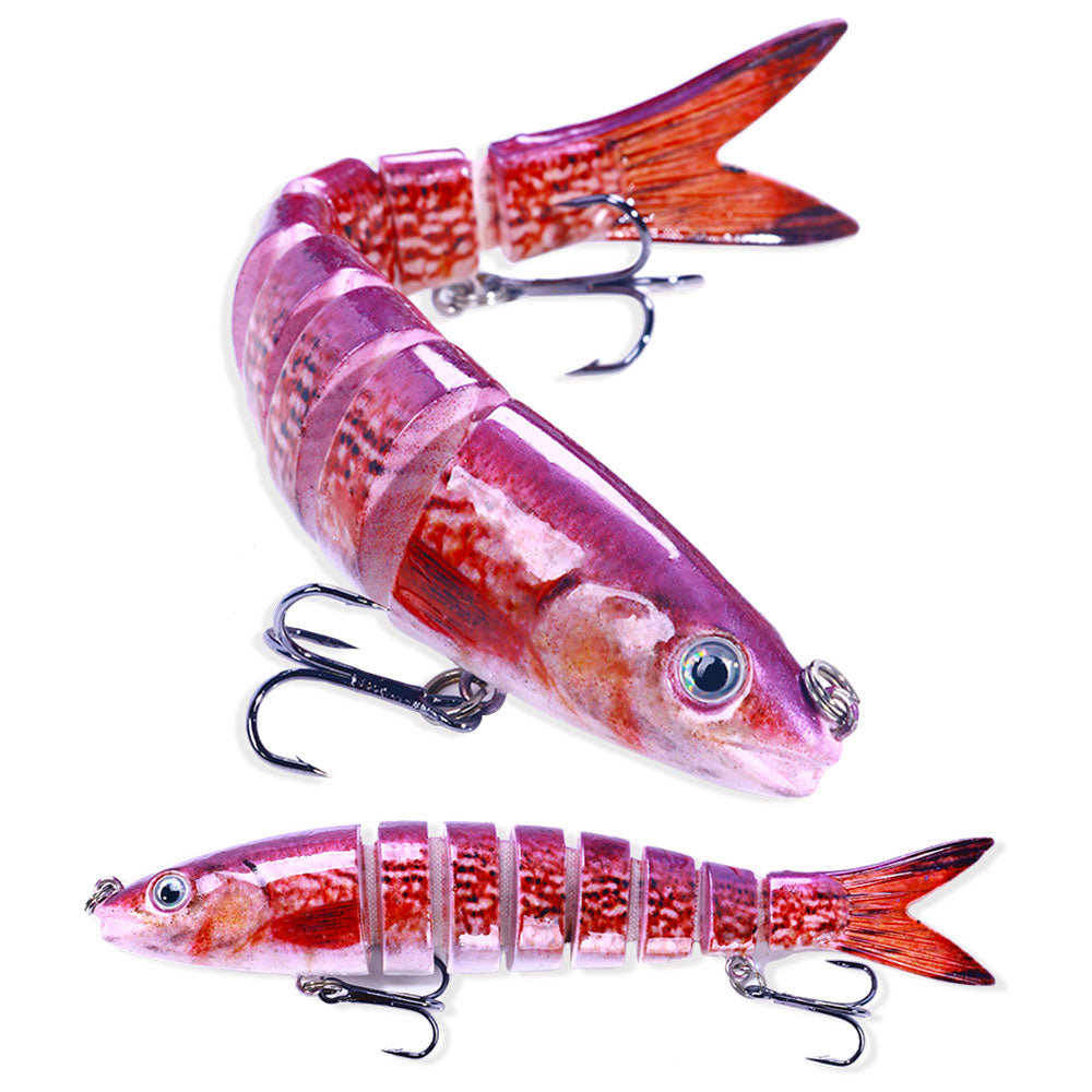 13.4CM 18G 8-Segments Multi Jointed Bait