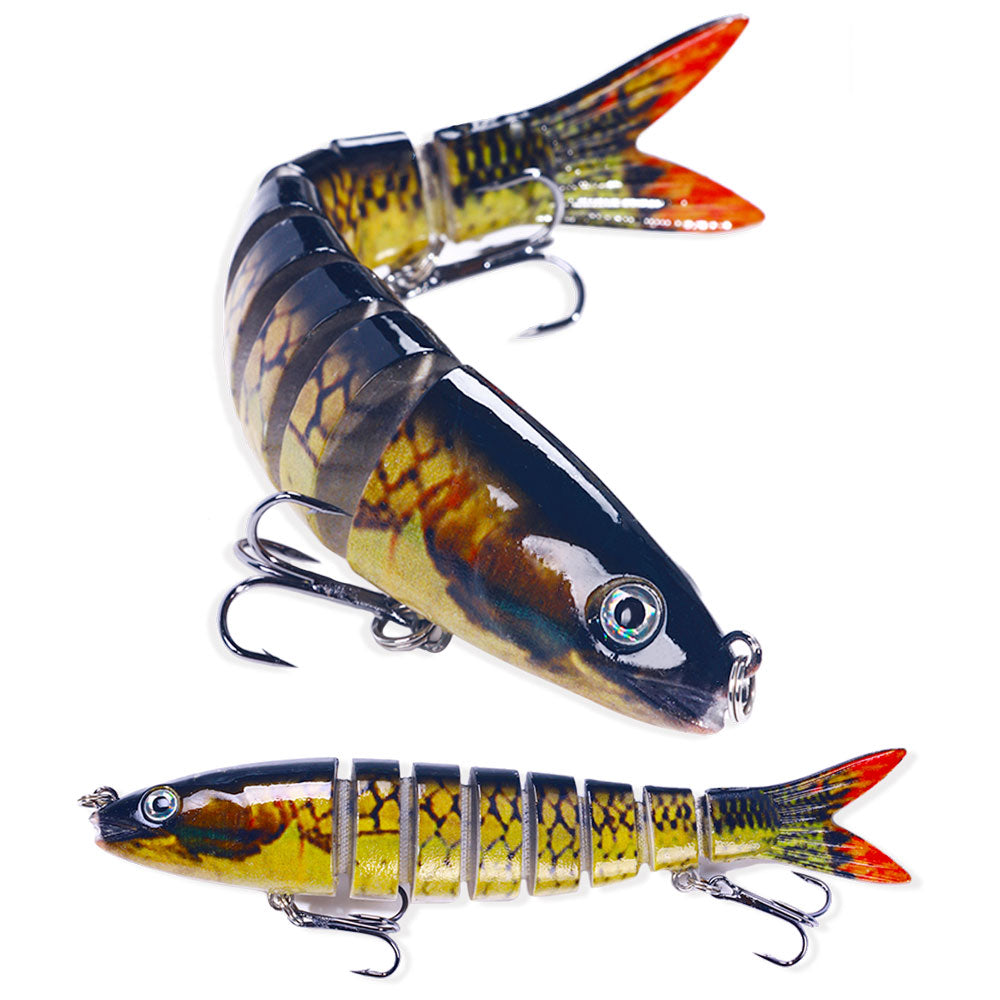 13.4CM 18G 8-Segments Multi Jointed Bait