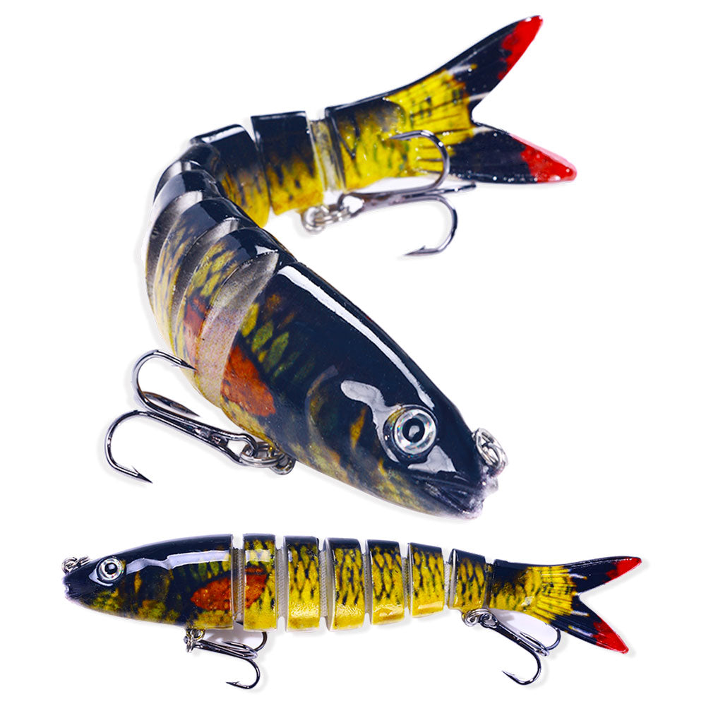 13.4CM 18G 8-Segments Multi Jointed Bait