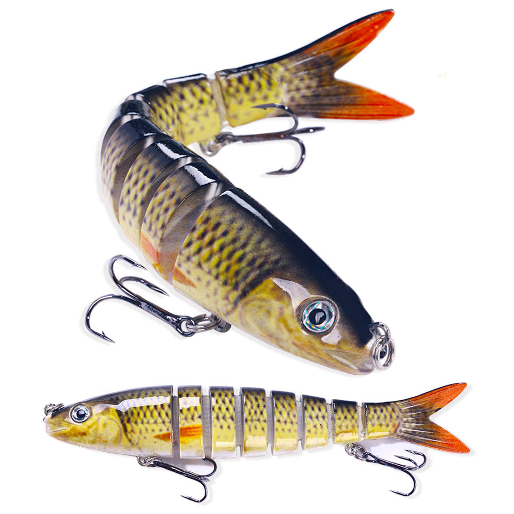 13.4CM 18G 8-Segments Multi Jointed Bait