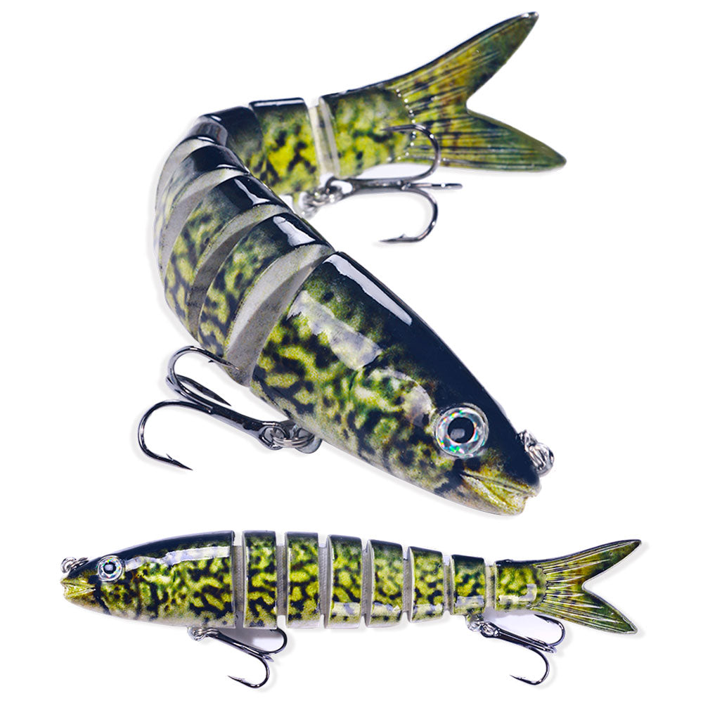13.4CM 18G 8-Segments Multi Jointed Bait