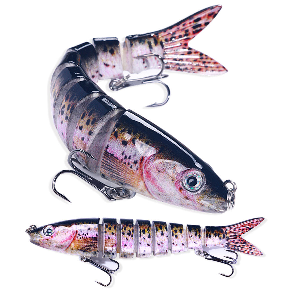 13.4CM 18G 8-Segments Multi Jointed Bait