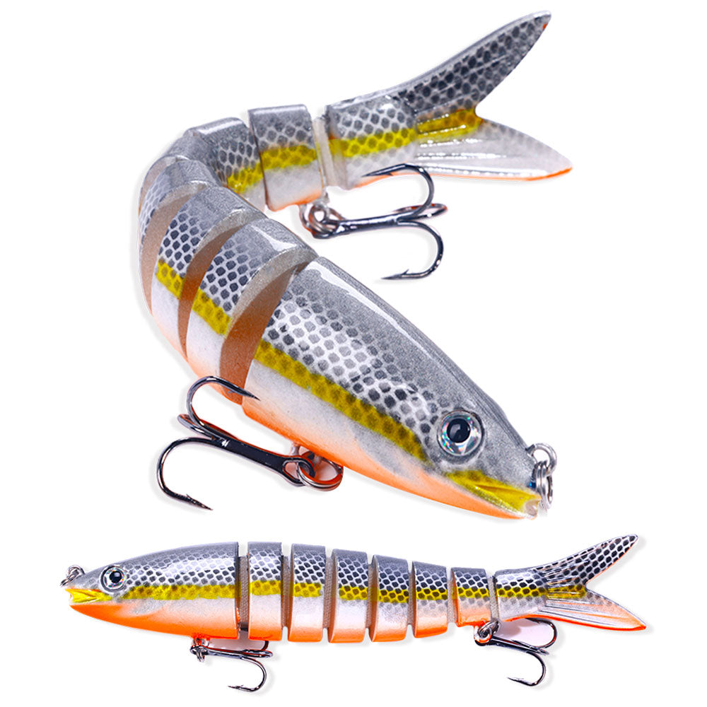 13.4CM 18G 8-Segments Multi Jointed Bait