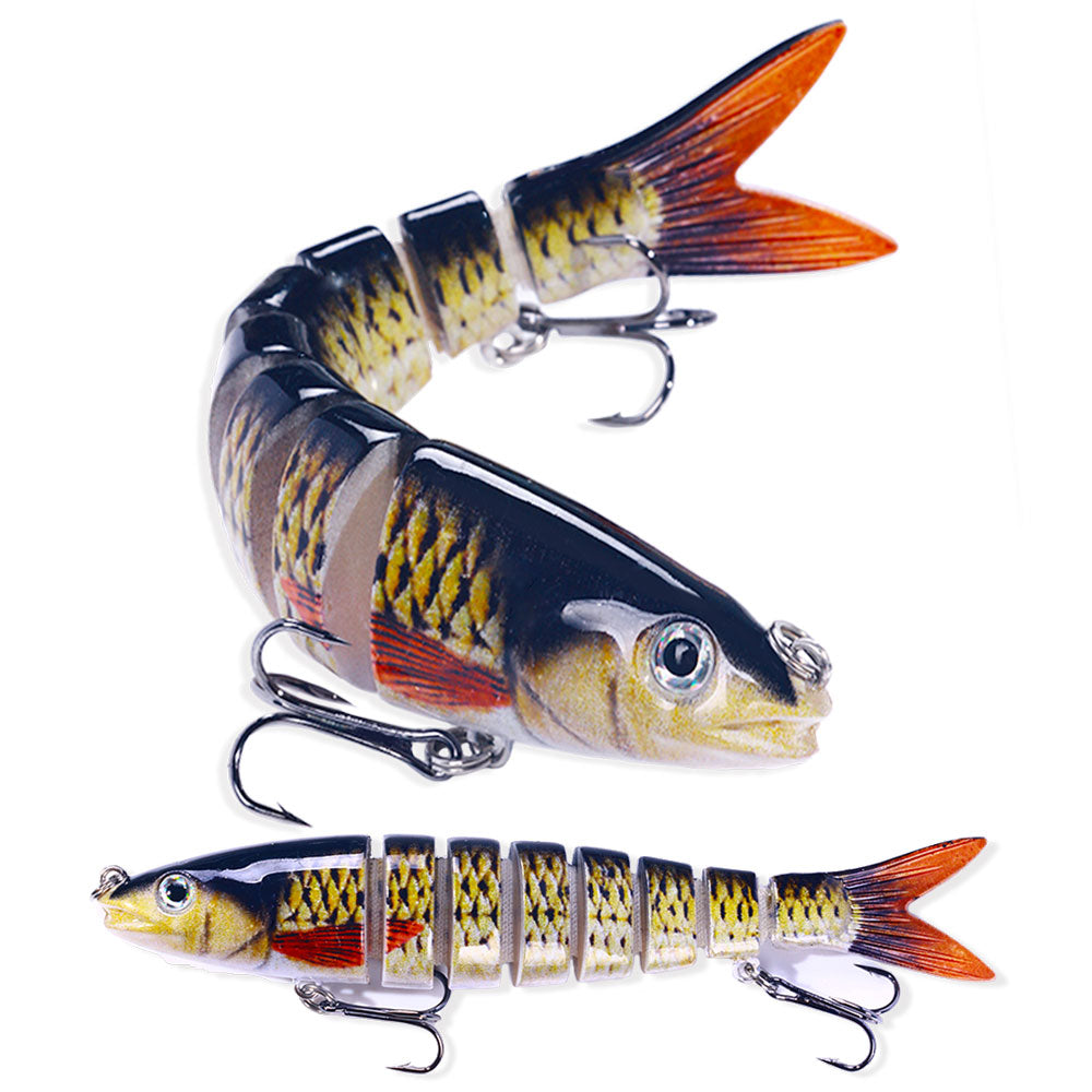 13.4CM 18G 8-Segments Multi Jointed Bait