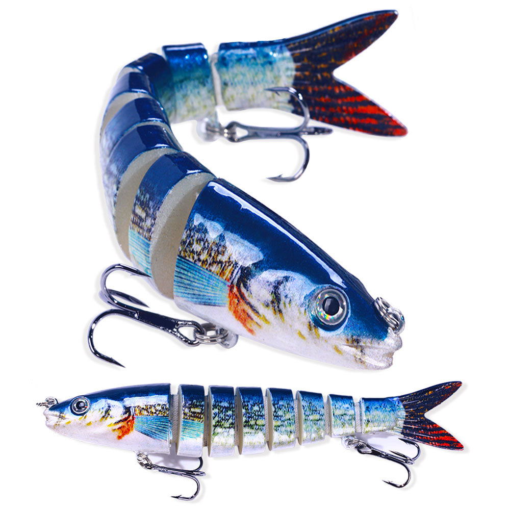 13.4CM 18G 8-Segments Multi Jointed Bait