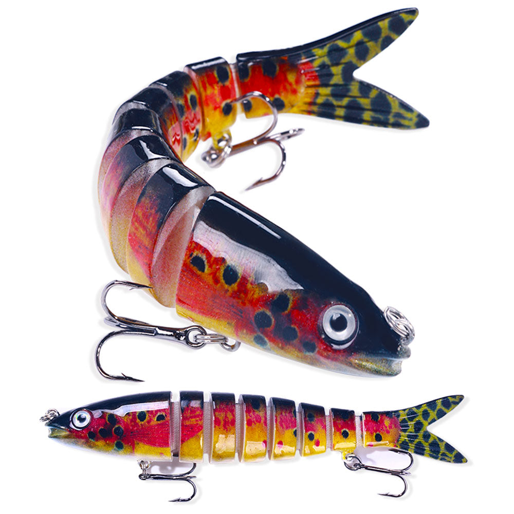 13.4CM 18G 8-Segments Multi Jointed Bait