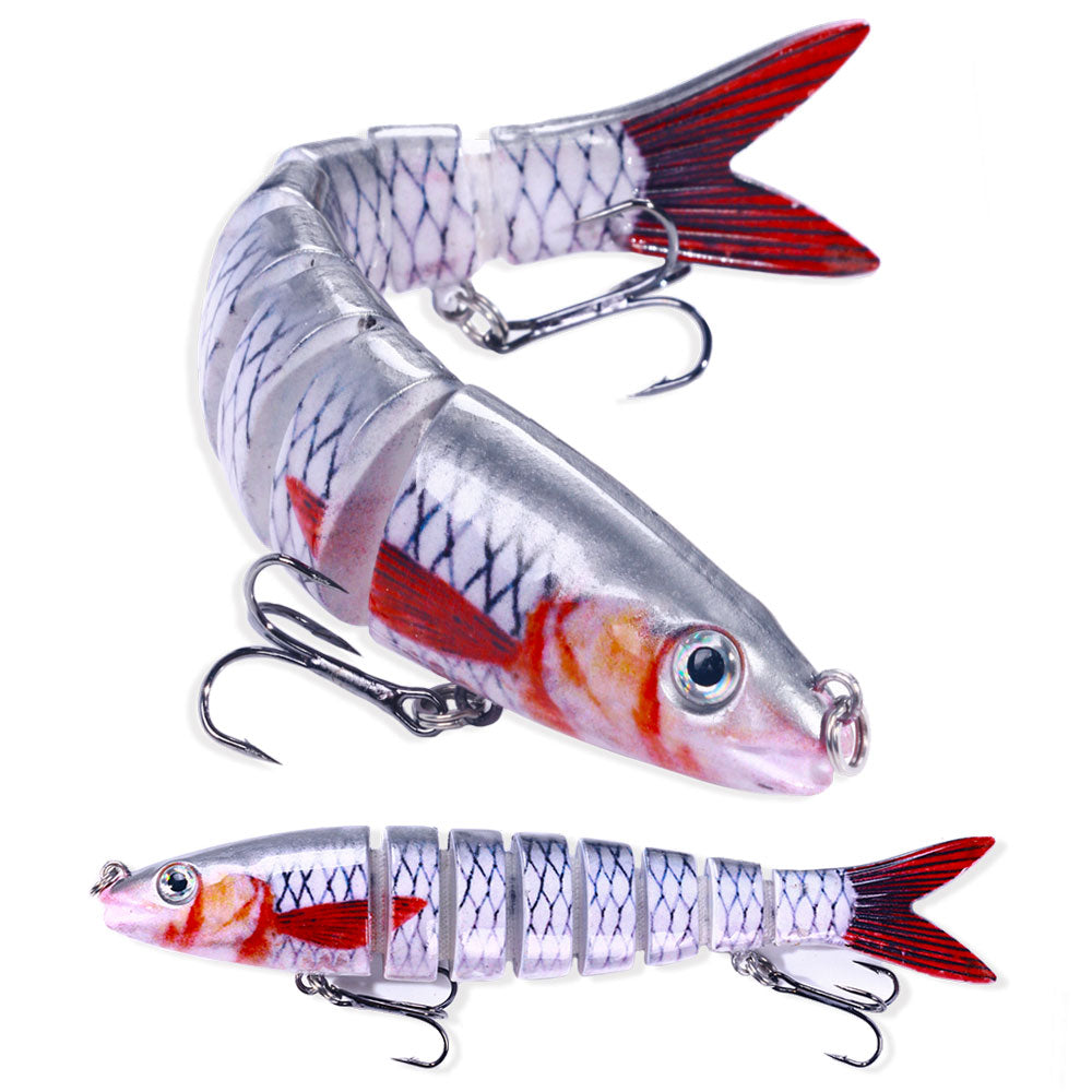 13.4CM 18G 8-Segments Multi Jointed Bait