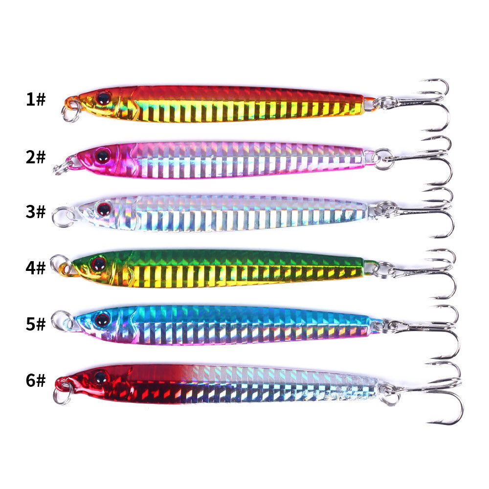 4 5/7in 1.05oz Lead Bait 6pcs/set