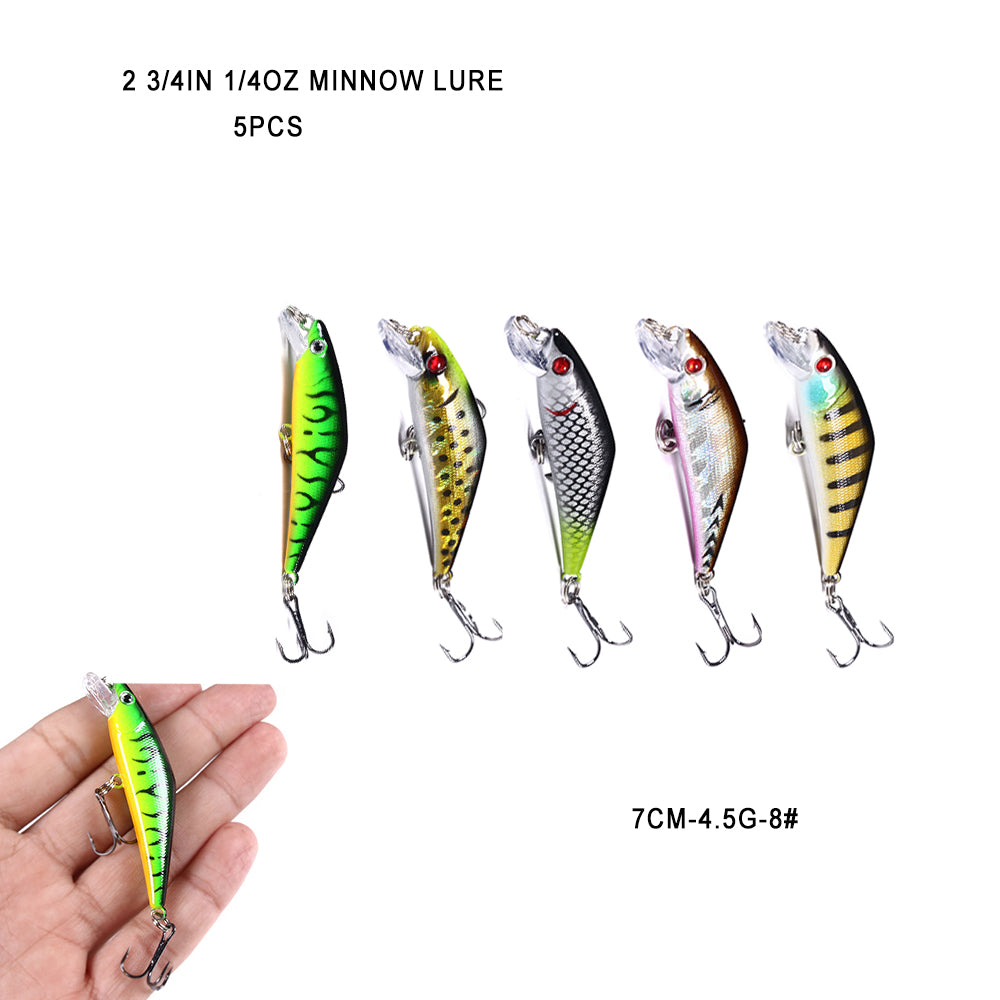 Minnow Lure Sets For Bass Fishing