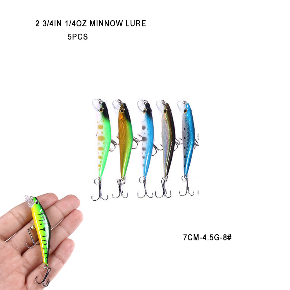 Minnow Lure Sets For Bass Fishing