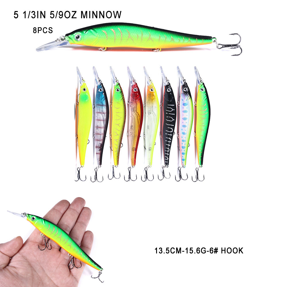 Minnow Lure Sets For Bass Fishing