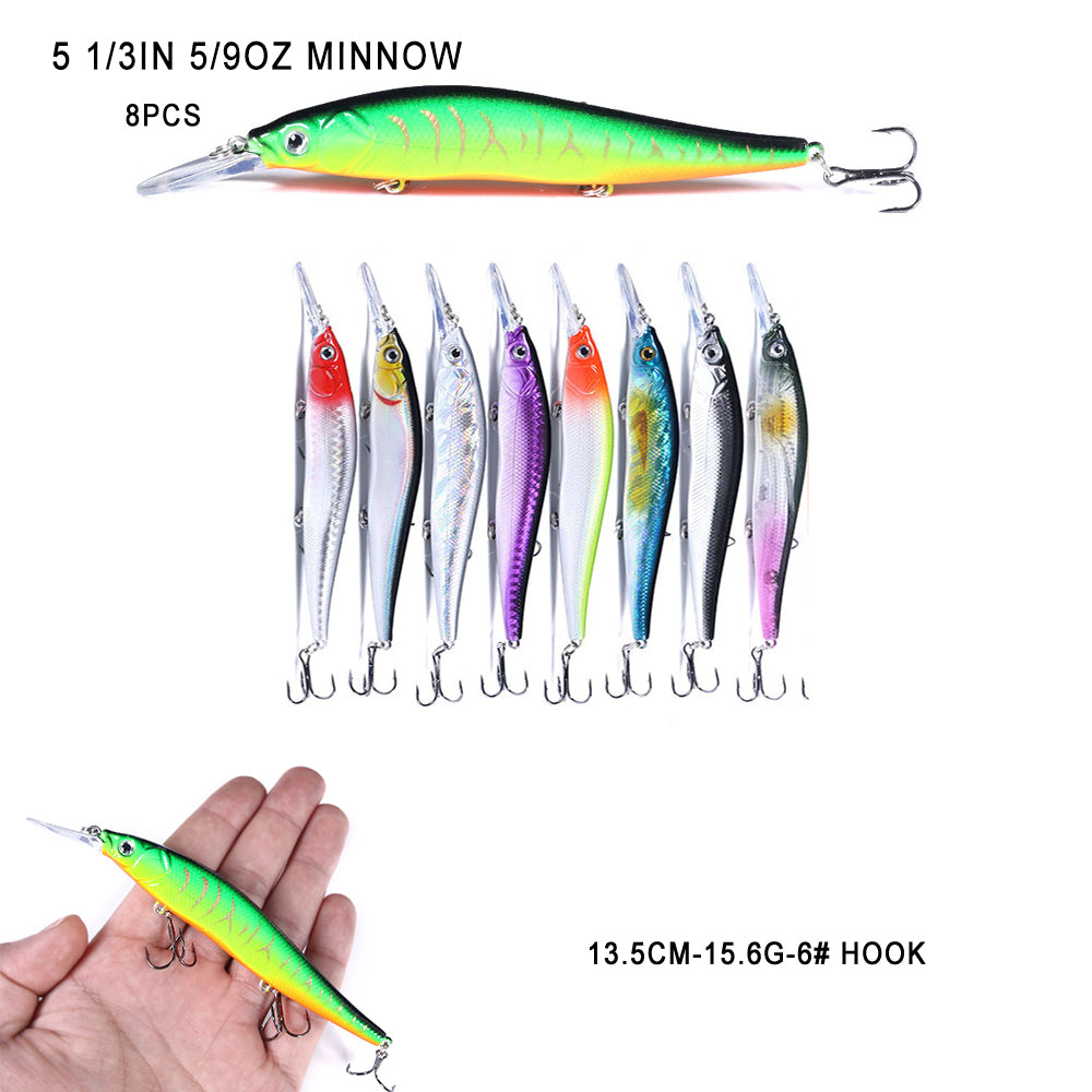 Minnow Lure Sets For Bass Fishing