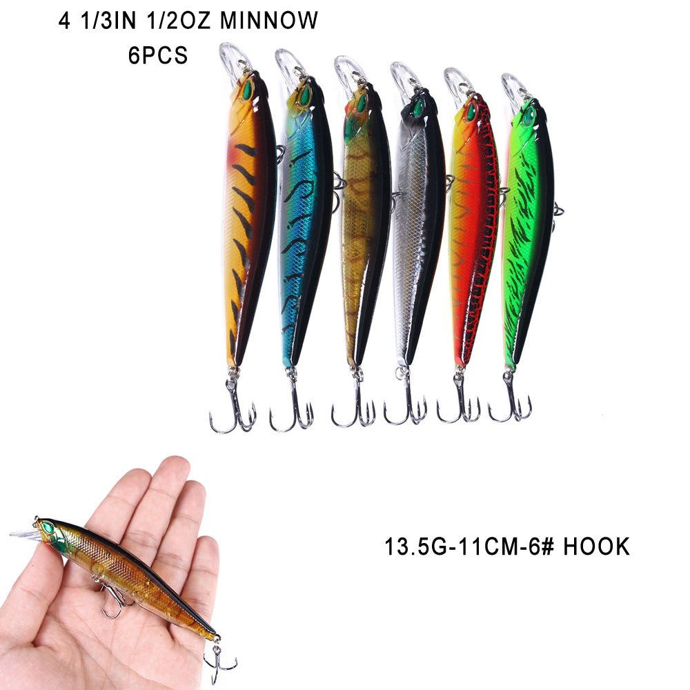 Minnow Lure Sets For Bass Fishing