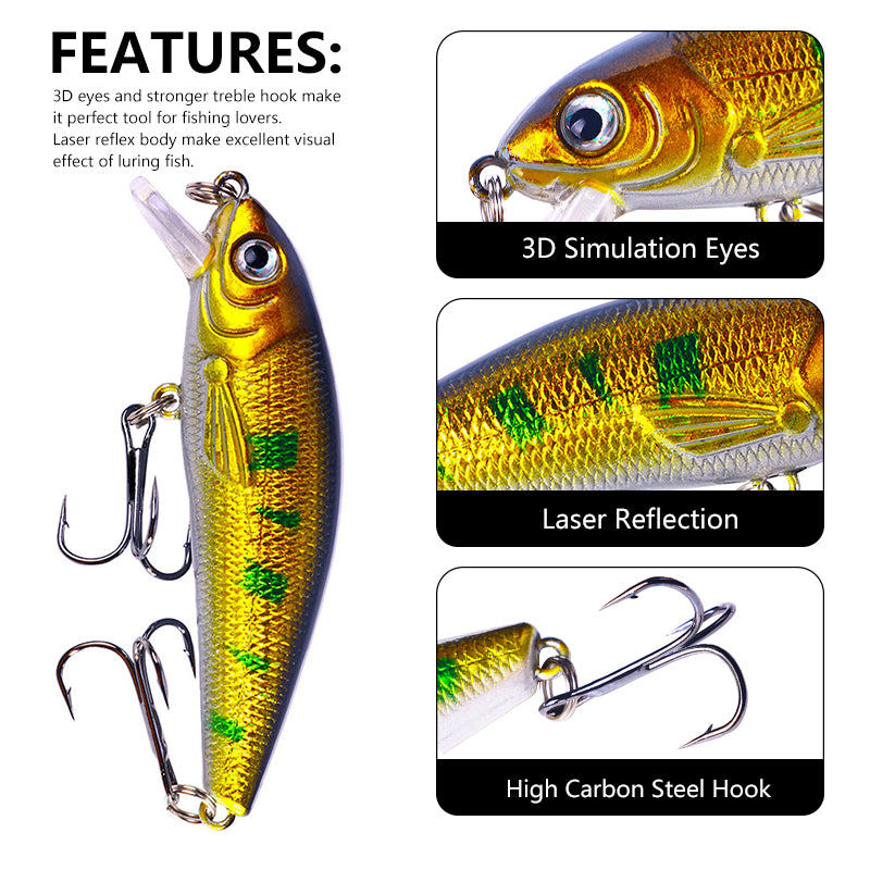 7.5CM 8G Minnow Lure MI158