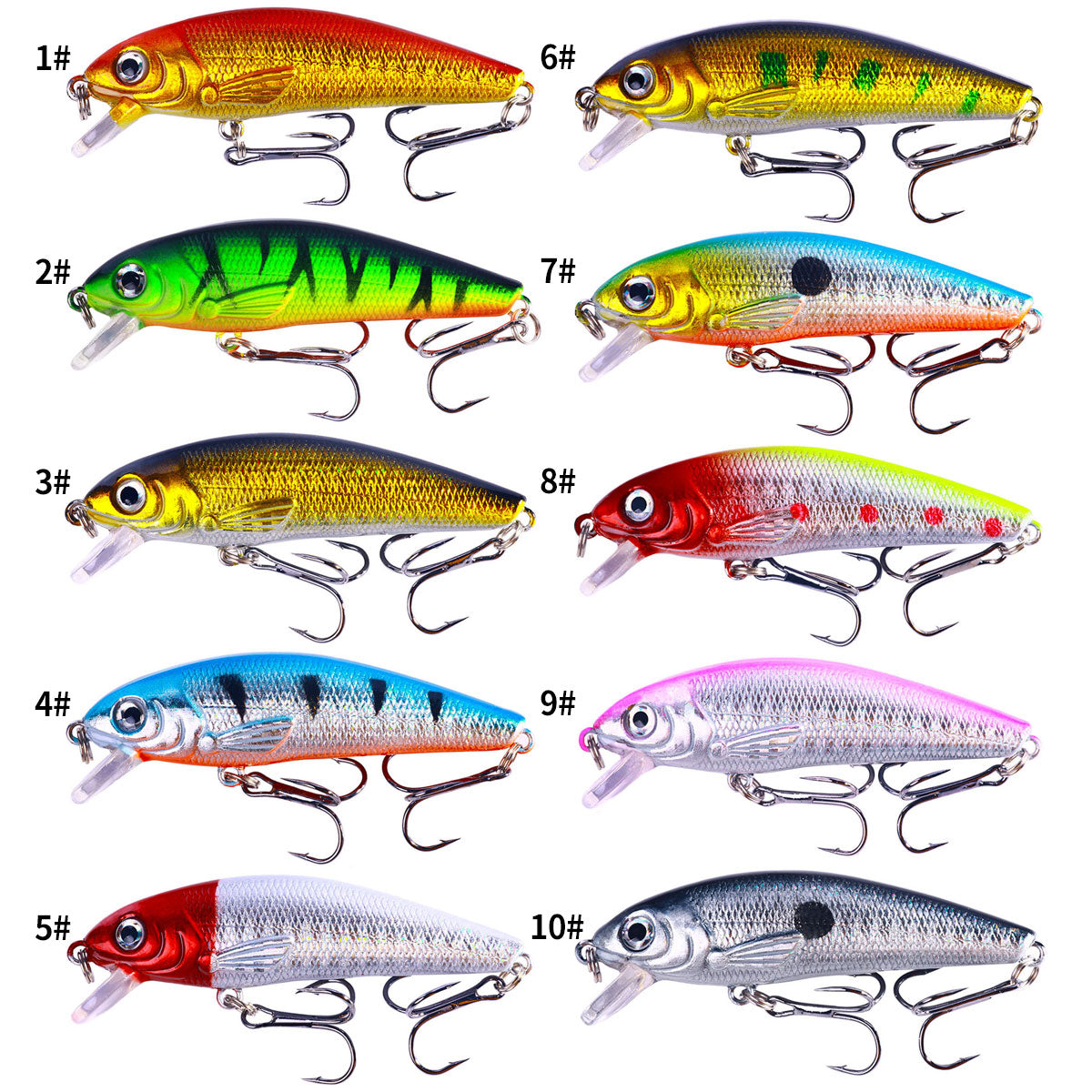 7.5CM 8G Minnow Lure MI158