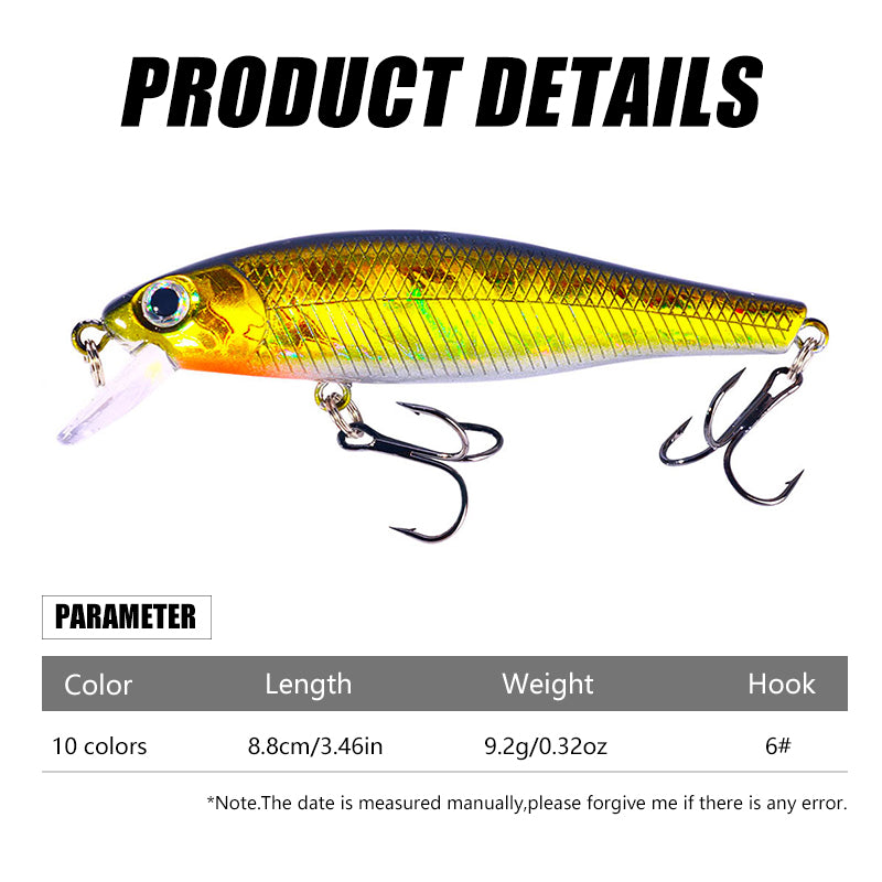 8.8CM 9G Minnow Lure MI160