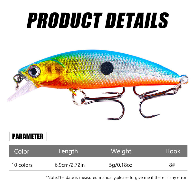 6.9CM 5G Minnow Lure MI161