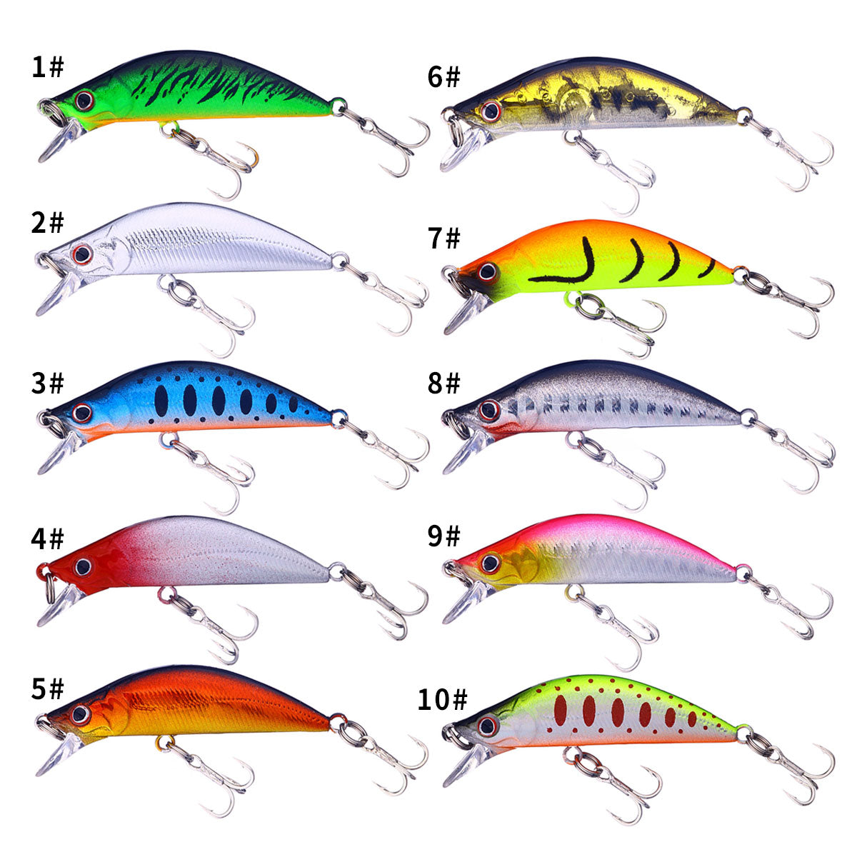 5.5CM 5.5G Deep Diving Minnow Lure
