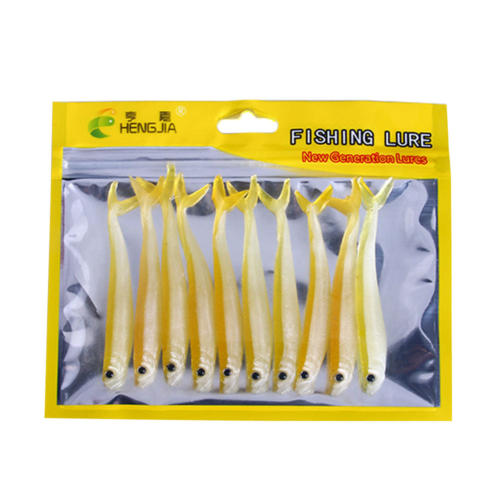 3.34'' 0.09oz Soft Silicone Split Tail Lure