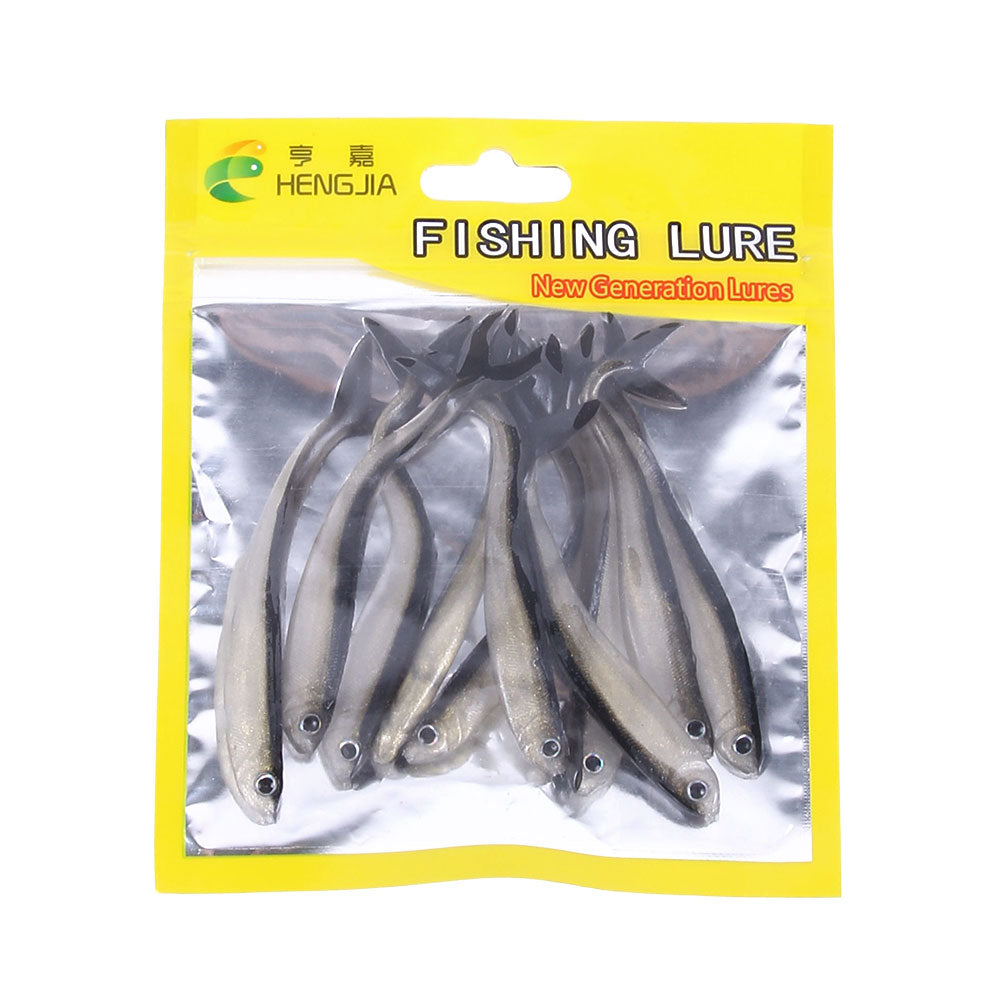 3 1/7in 1/16oz Soft Silicone Lure 10pcs