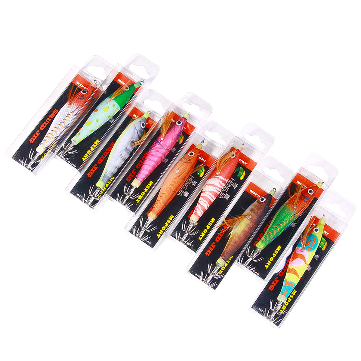 10CM 9.6G Luminous Squid Jig