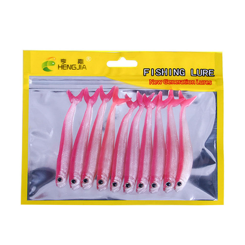 3.34'' 0.09oz Soft Silicone Split Tail Lure