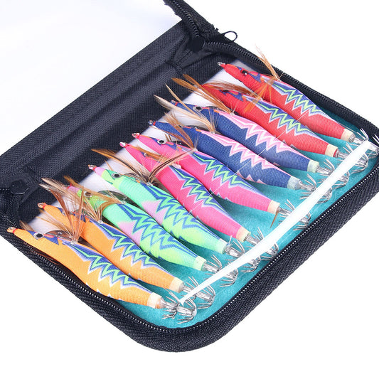 Squid Jig Fishing Lures Shrimp Lures Kit